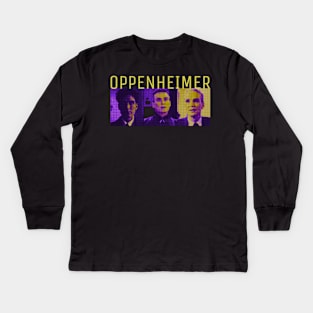 oppenheimer/cillian murphy retro design Kids Long Sleeve T-Shirt